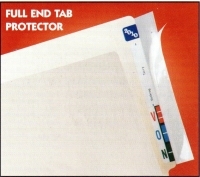 Full Tab Label Protectors, 8" x 2" (Box of 500)